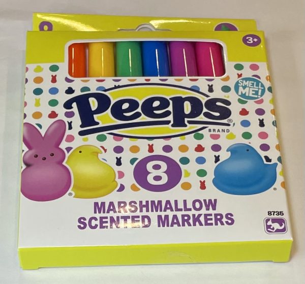 PEEPS MARSHMALLOW SCENTED MARKERS 8CT