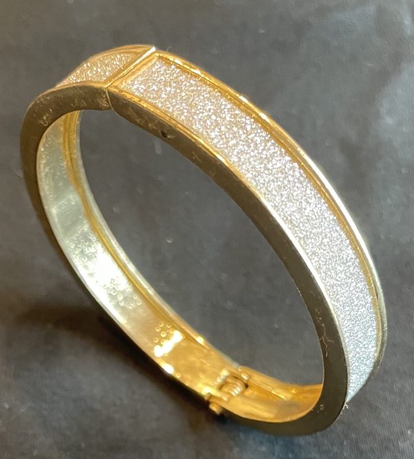 GOLD GLITTER BANGLE BRACELET