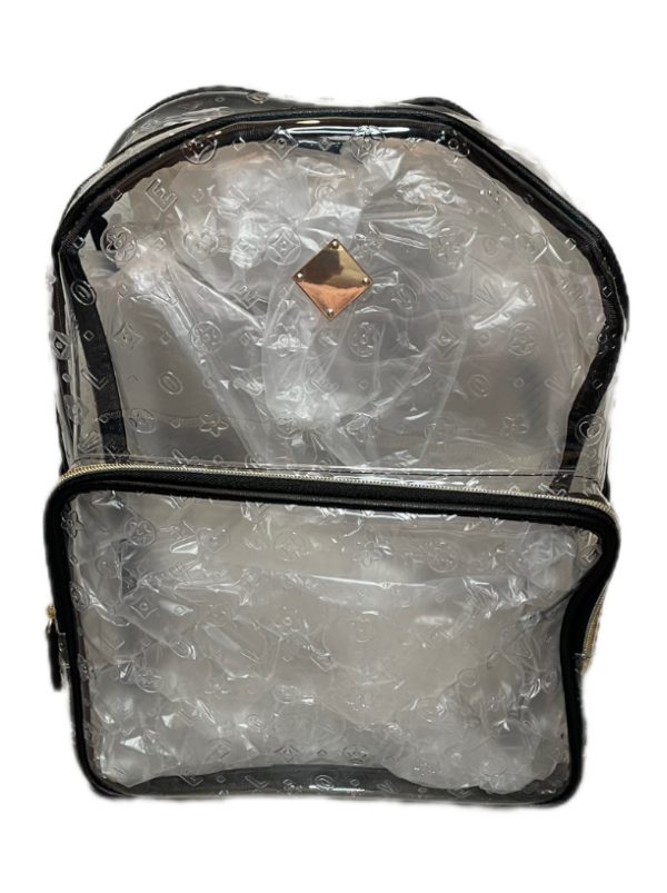 FULL SIZE CLEAR ZIP BACKPACK